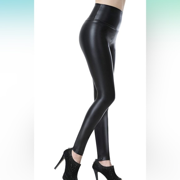 Other - Faux Leather High Waisted Leggings